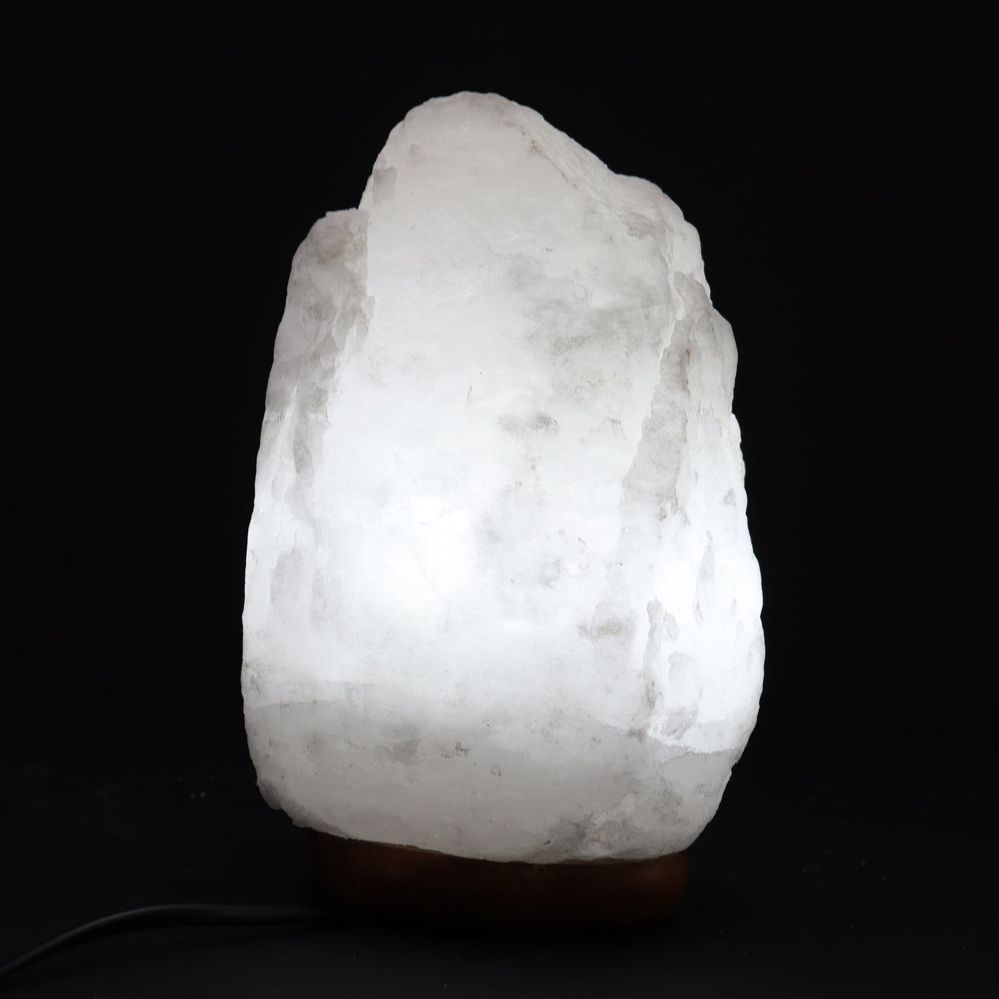 Himalaya-Salzlampe aus Kristallsteinen – mit Sockel, ca. 2–3 kg