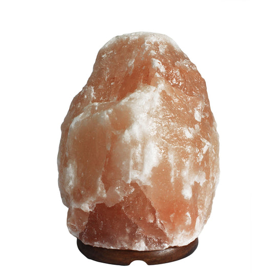 Hochwertige Natursalzlampe - &amp; Sockel ca. 3-5kg