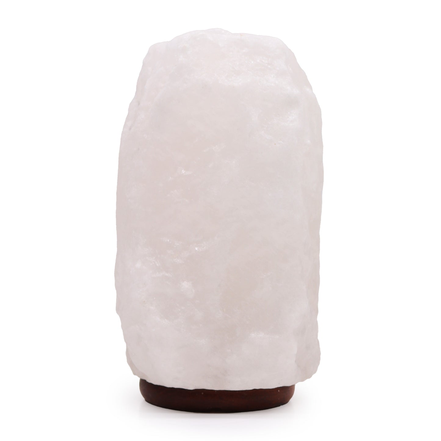 Himalaya-Salzlampe aus Kristallgestein – mit Sockel, ca. 8–10 kg