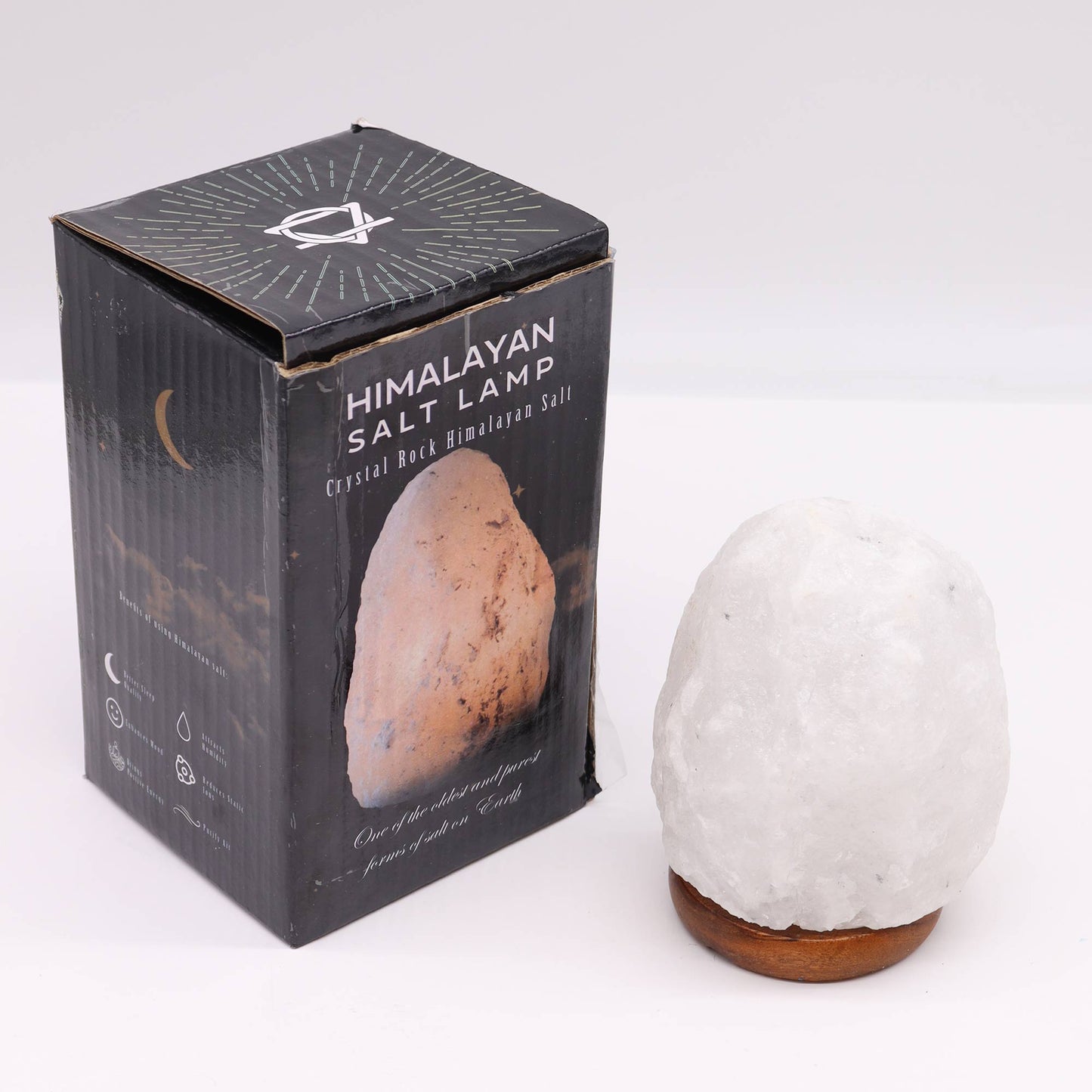 Himalaya-Salzlampe aus Kristallsteinen – ca. 1,5 – 2 kg