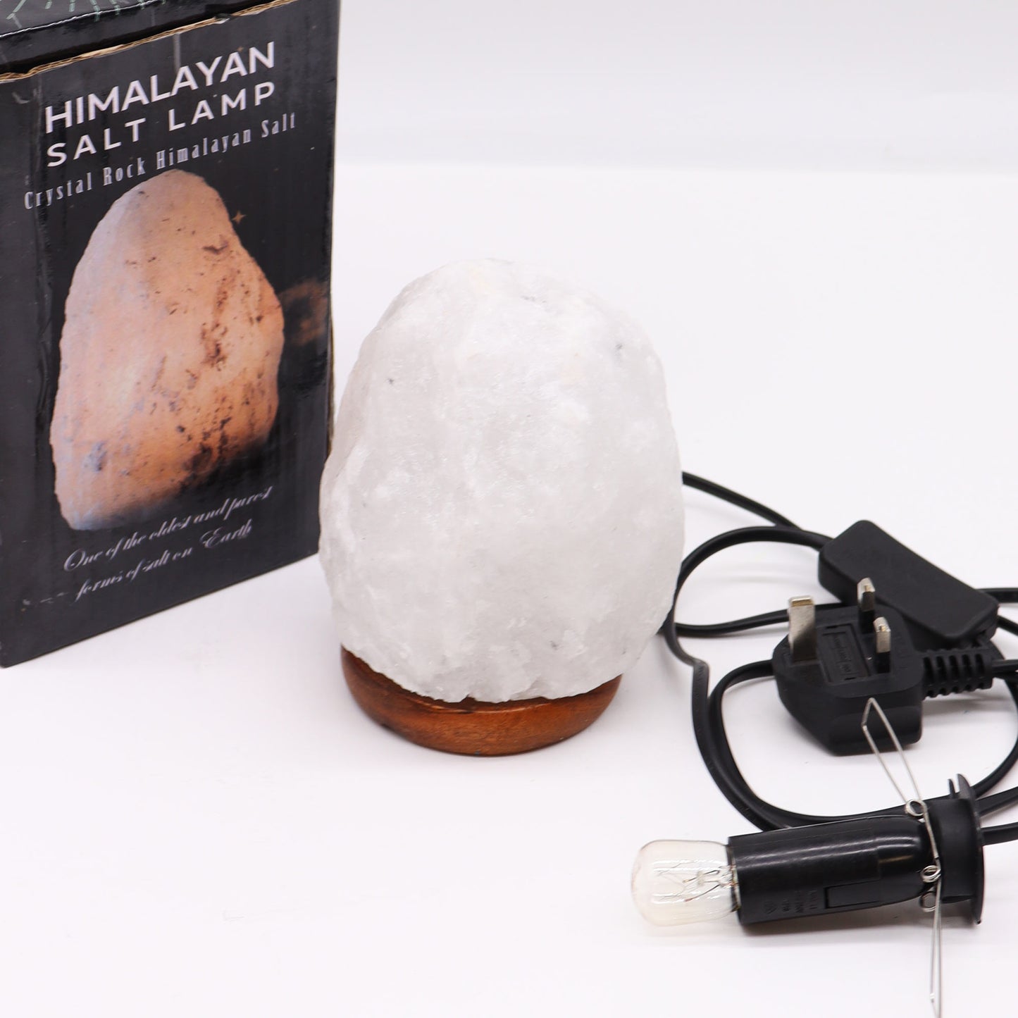Himalaya-Salzlampe aus Kristallsteinen – ca. 1,5 – 2 kg