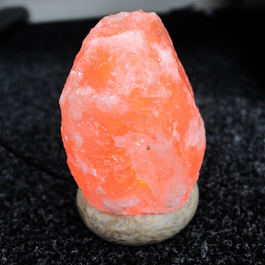 Hochwertige USB-Natursalzlampe - 11,5 cm (einzeln)