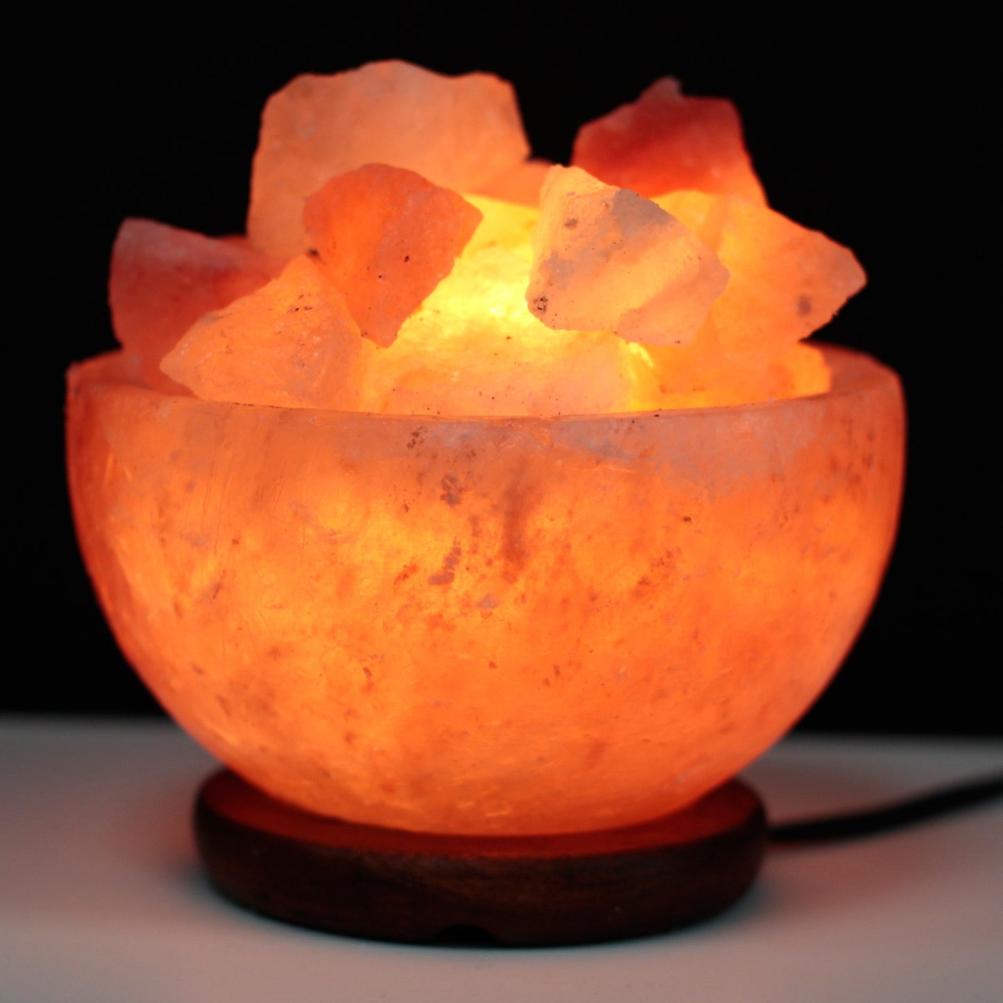 Salzfeuerschale und Brocken – 15 cm x 9 cm