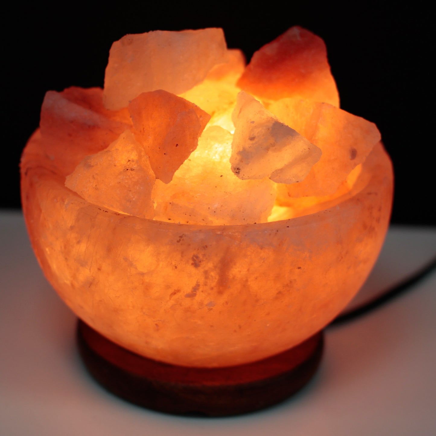 Salzfeuerschale und Brocken – 15 cm x 9 cm