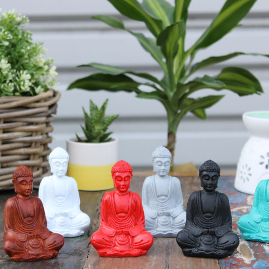 Matter Mini-Buddha (verschiedene Farben)