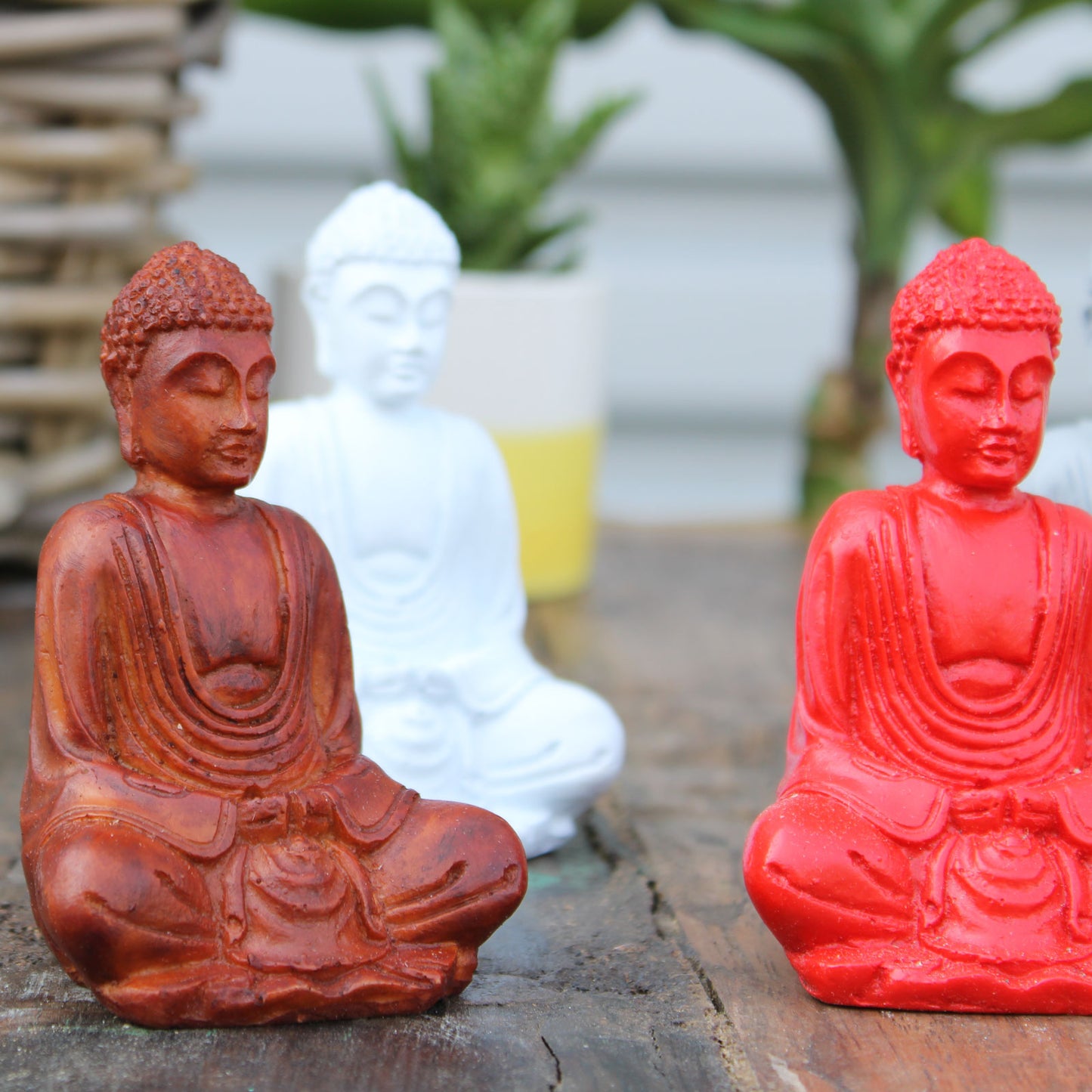 Matter Mini-Buddha (verschiedene Farben)