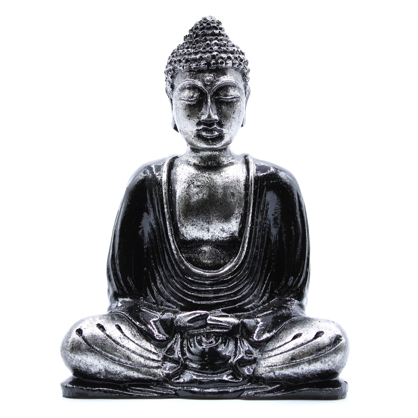 Schwarz-grauer Buddha - Mittel