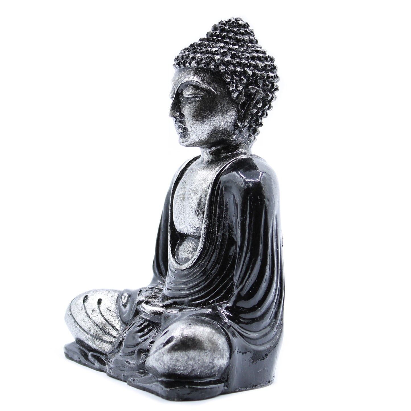 Schwarz-grauer Buddha - Mittel