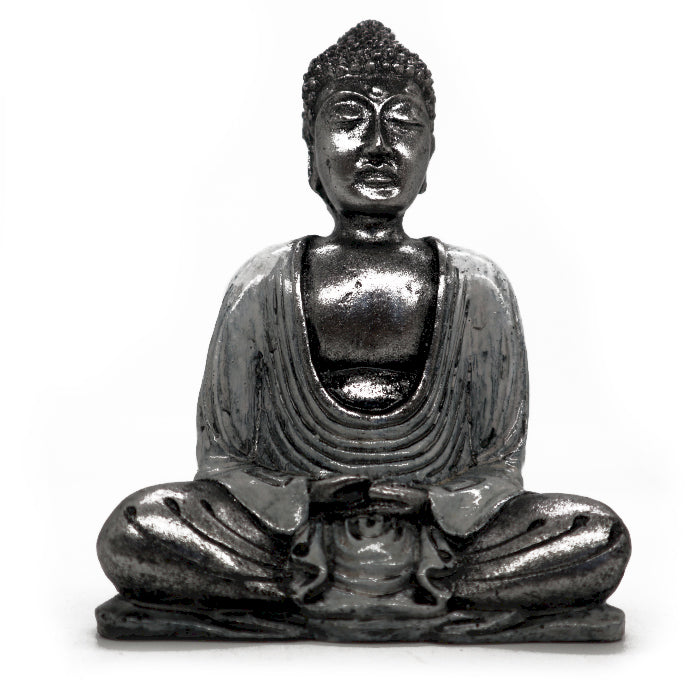 Weißer und grauer Buddha – Mittelgroß