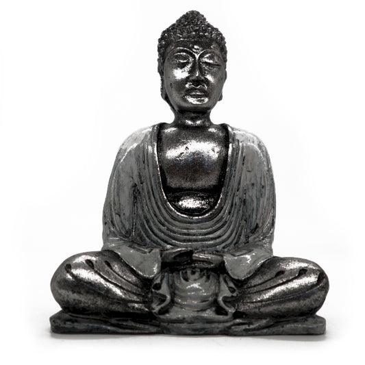 Weißer und grauer Buddha – Mittelgroß