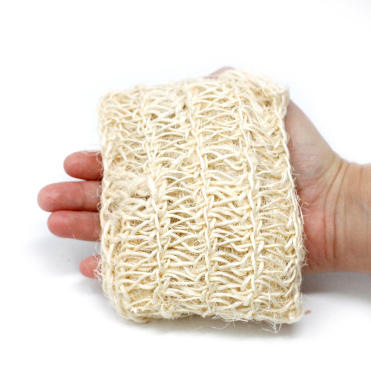 Sisal-Schwamm und Peeling - Weiches Peelingkissen