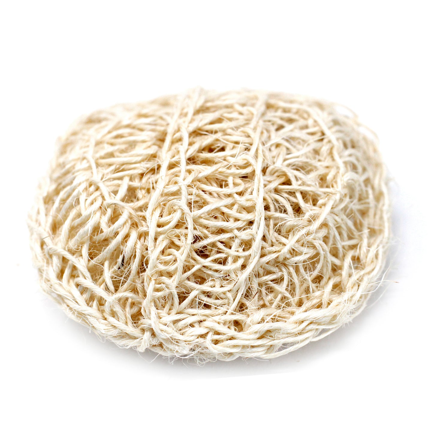 Sisal-Schwamm und Peeling – weiches, rundes Peelingkissen