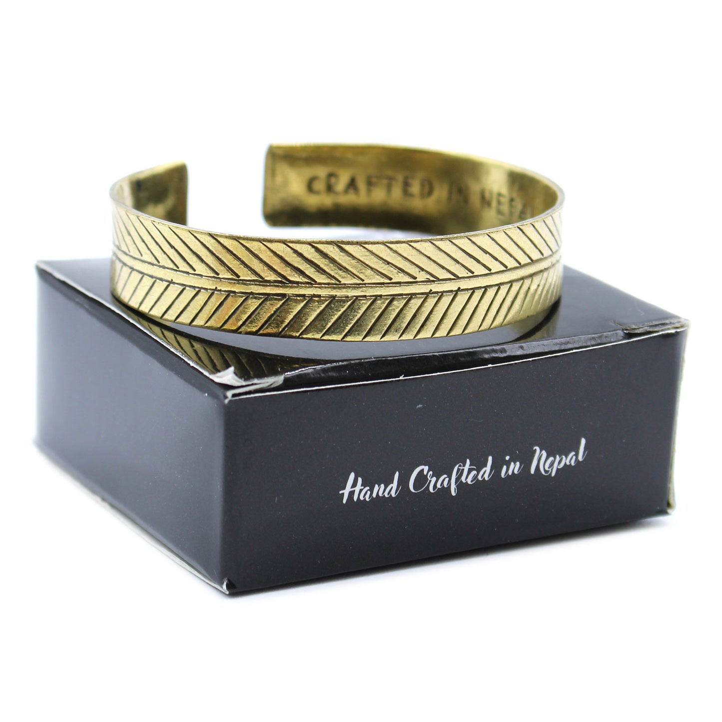 Tibetisches Mantra-Armband aus Messing – Baum des Lebens