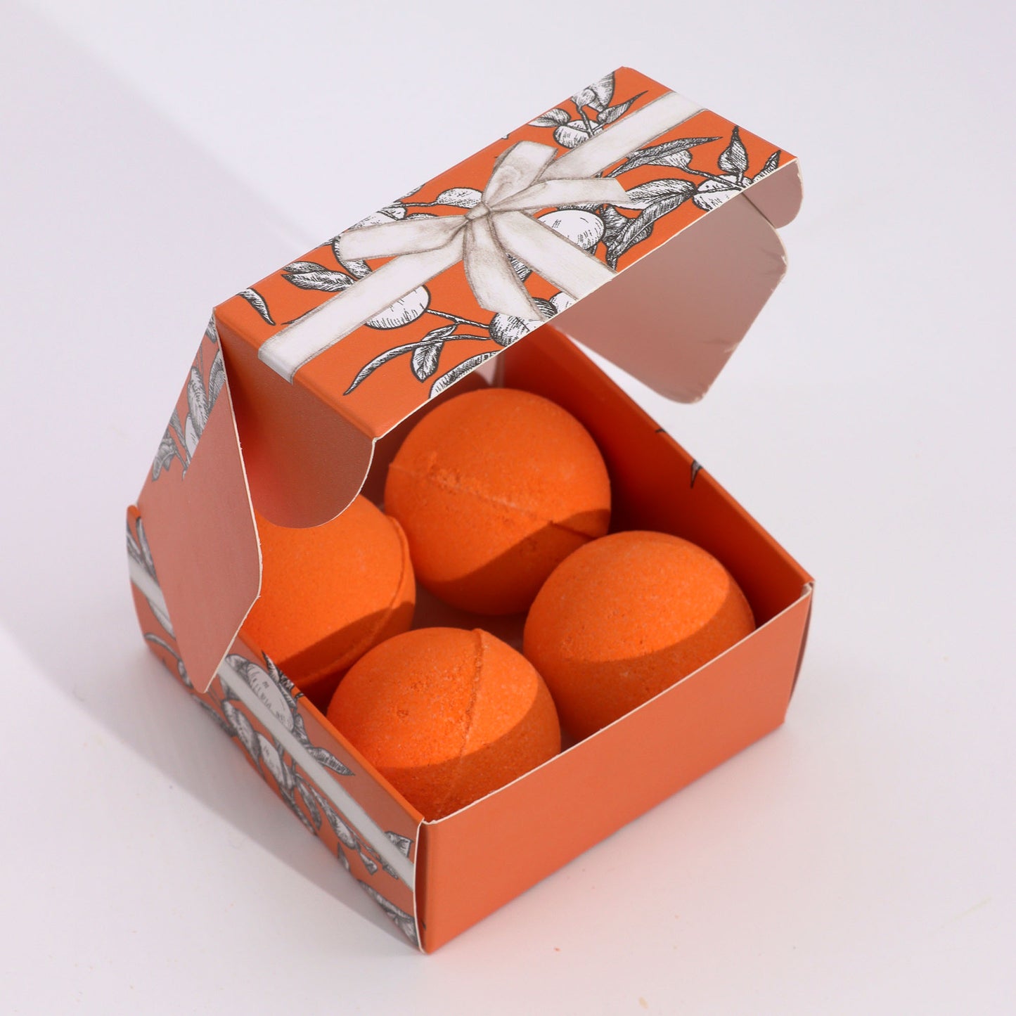 4er-Set Vitamin C-Badebomben – Aromatherapie-Quartett
