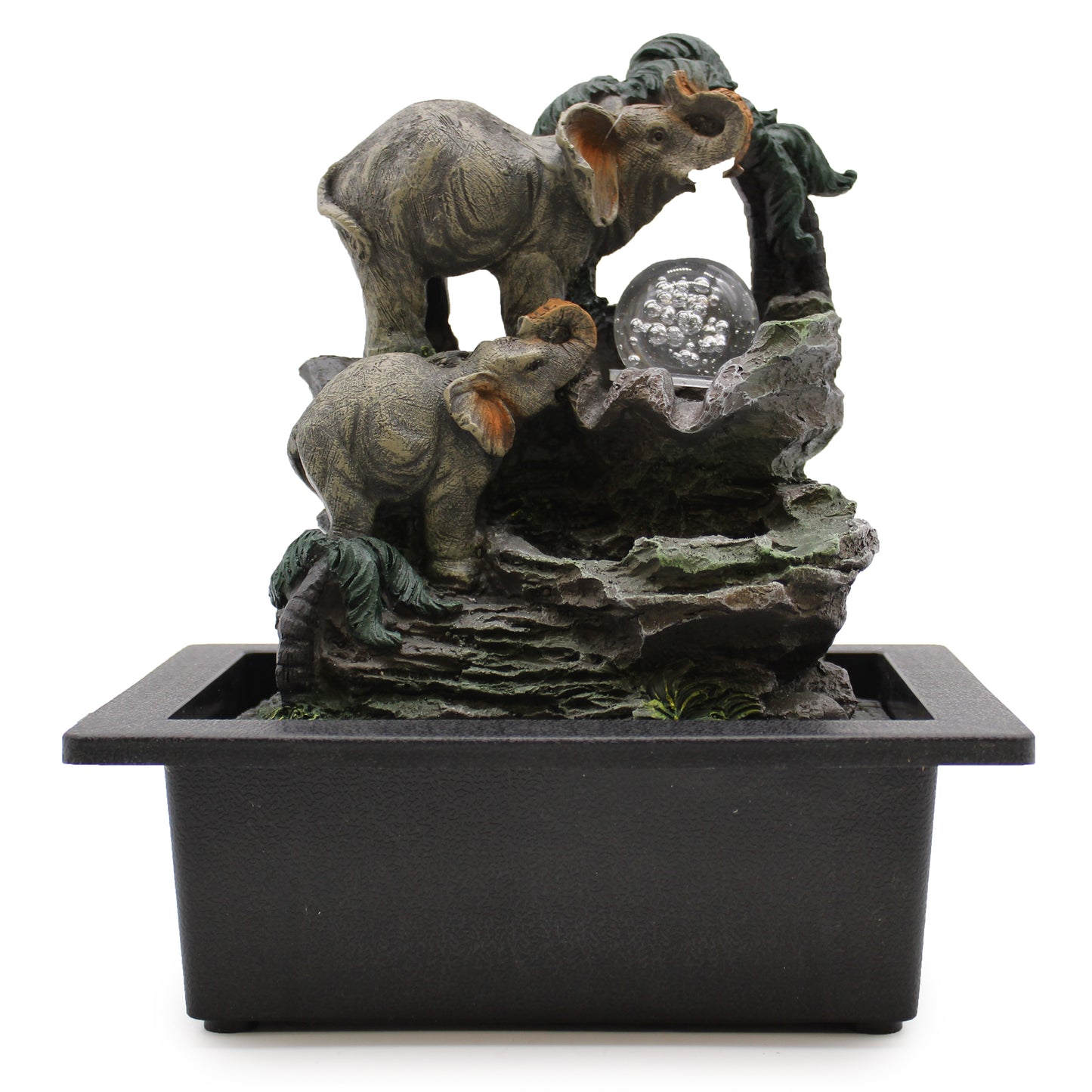 Tisch-Wasserspiel - 30 cm - Elefantenfamilie