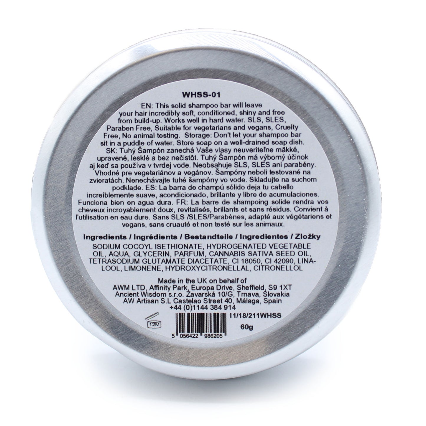 Wild Hare Festes Shampoo 60 g - Orchidee
