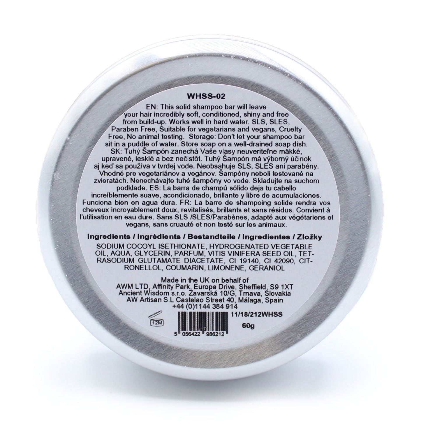 Wild Hare Festes Shampoo 60g - Aloe Vera