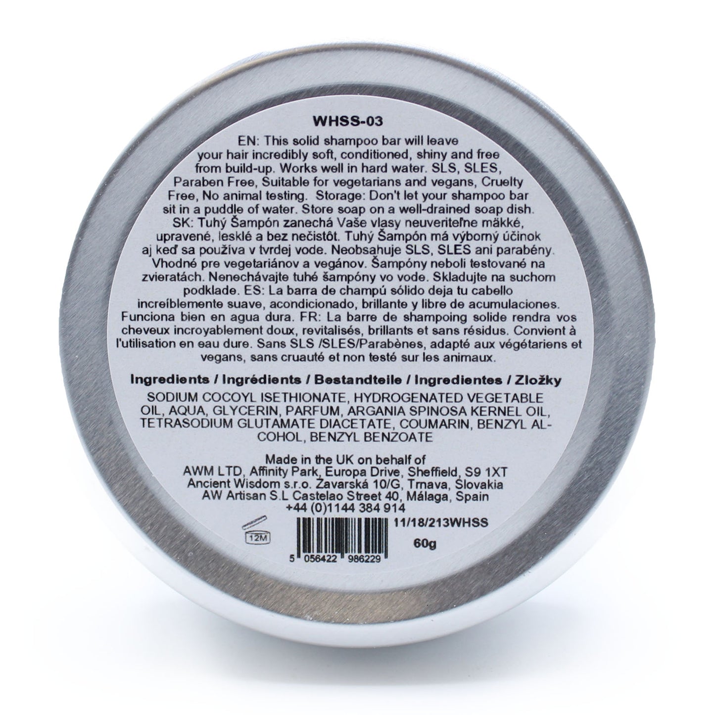 Wild Hare Festes Shampoo 60 g - Haarige Kokosnuss