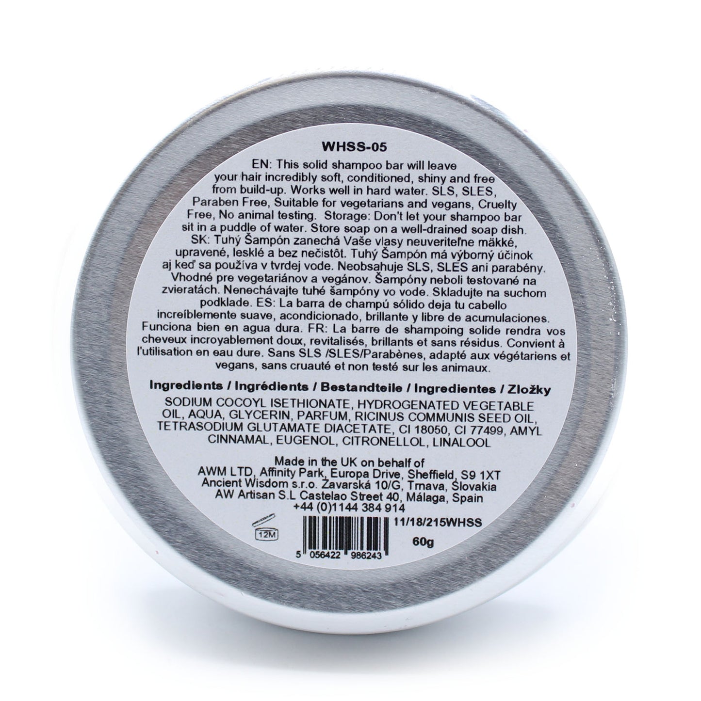 Wild Hare Festes Shampoo 60 g - Kirschbonbon