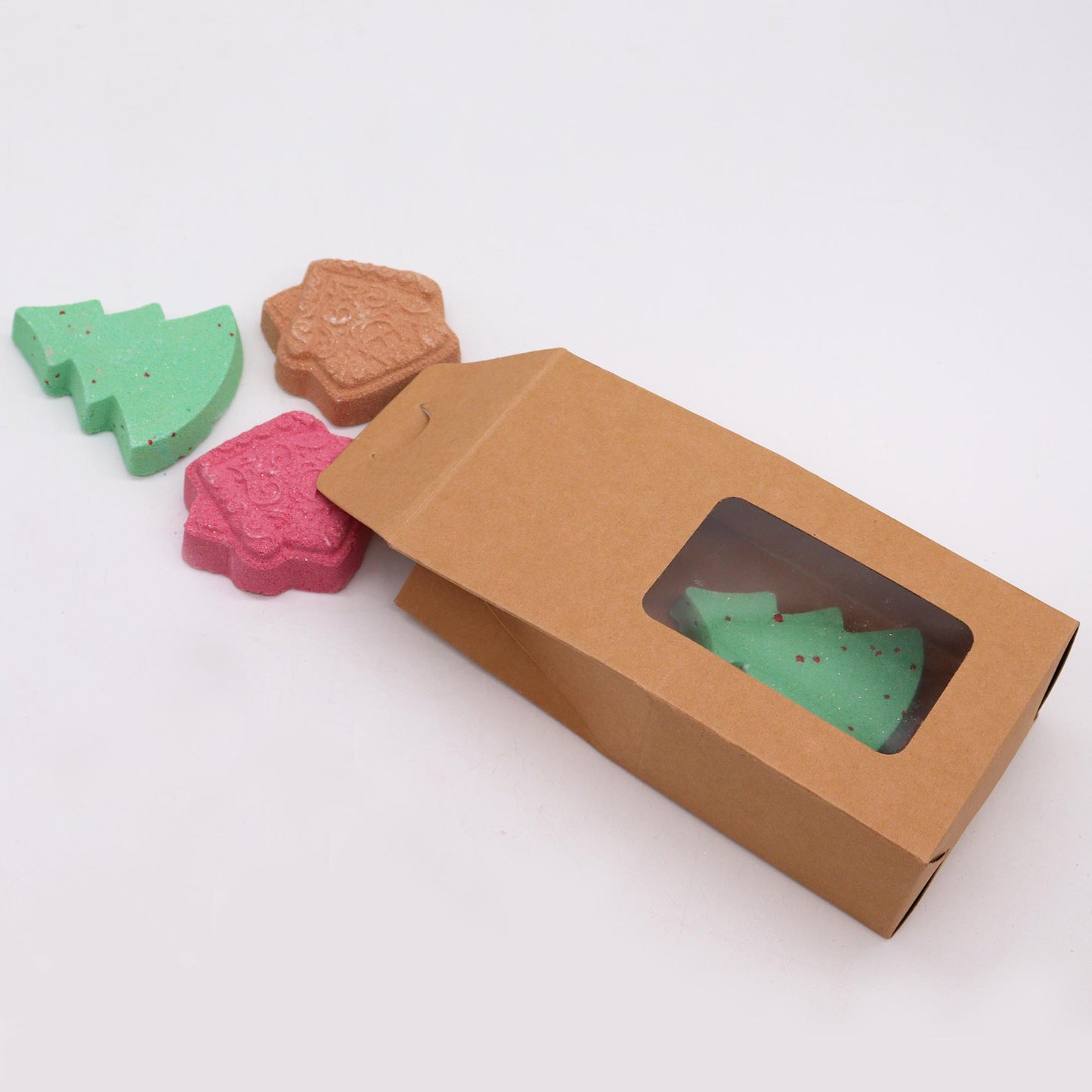 Gingerbread Town Weihnachts-Badebomben-Geschenkpackung