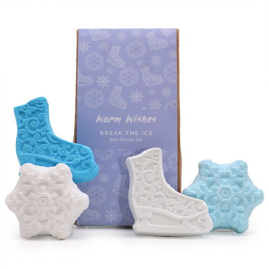 Break the Ice Weihnachts-Badebomben-Geschenkpaket